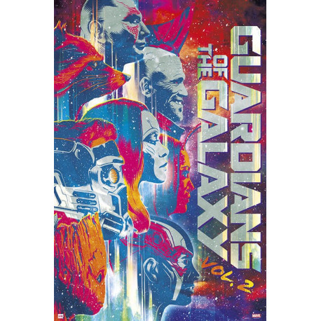 Poster Marvel Guardianes De La Galaxia 2