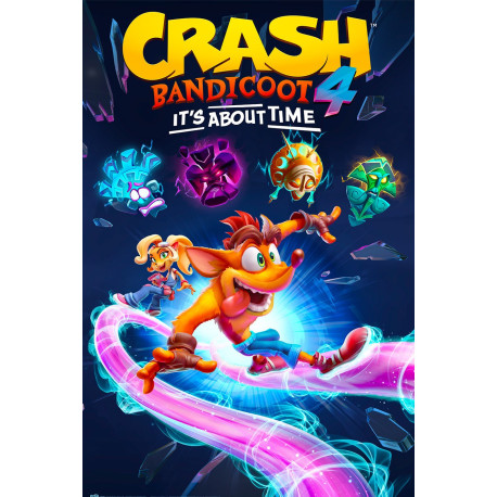 Poster Crash Bandicoot It´S About Time