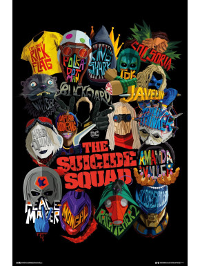 Poster Dc Comics Escuadron Suicida Graphics
