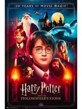 Poster Harry Potter Piedra Filosofal Aniversario