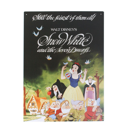 Chapa Metalica Grande Disney Blancanieves