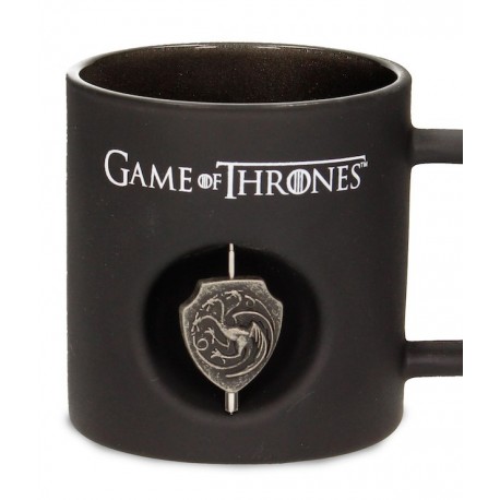 Coppa in vetro nero Targaryen 3D