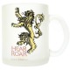 Cup glass translucent Lannister