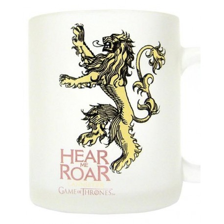 Taza cristal traslúcido Lannister