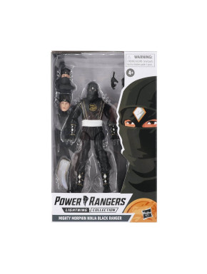 Figura Power Rangers Ninjetti Ranger Negro