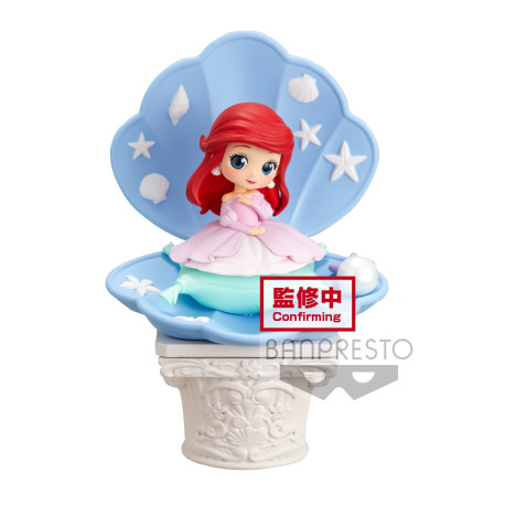 Figura Qposket La Sirenita Ariel Rosa Disney