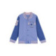 SUDADERA CON CREMALLERA COTTON BRUSHED STITCH