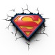 Lamp wall Superman logo