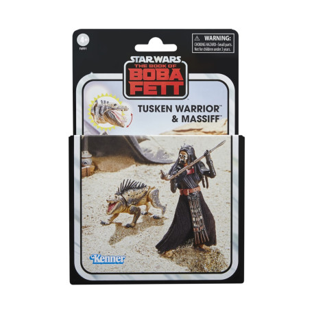 Figura Libro De Boba Fett Tusken Warrior Y Massiff