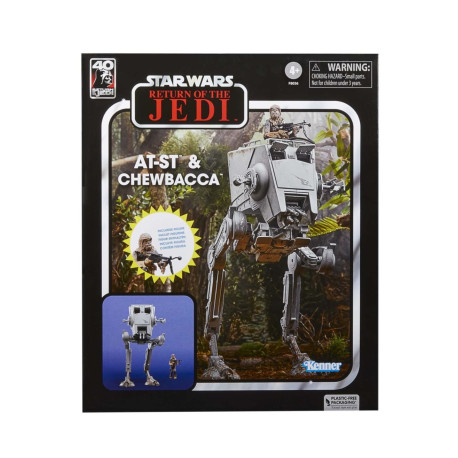 Set Figura y vehiculo Star Wars At-St Y Chewbacca
