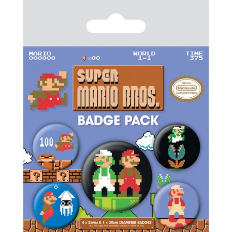 Chapas Super Mario Bros