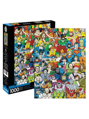 Puzzle 1000 Piezas Dc Comics Personajes Clasicos