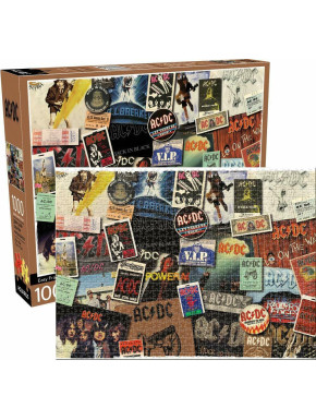 Puzzle De 1000 Piezas Ac/Dc Album Collage