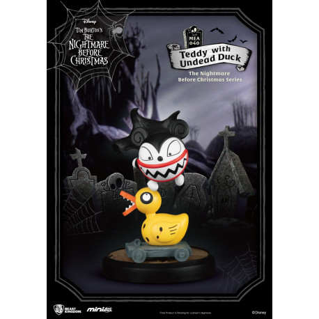 Figura Osito y Patito Zombie Pesadilla Tim Burton