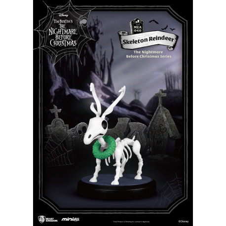 Figura Reno Esqueleto Pesadilla Antes De Navidad