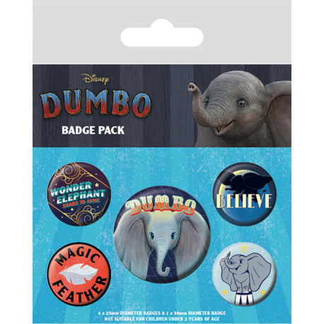 Set Chapas Disney Dumbo Magic