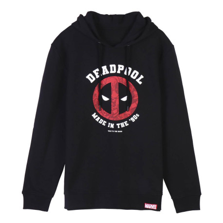 SUDADERA CON CAPUCHA COTTON BRUSHED DEADPOOL