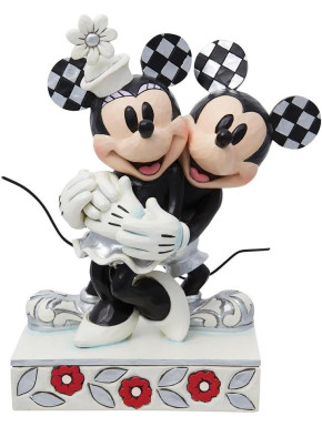 Figura Mickey & Minnie Enesco Disney 100