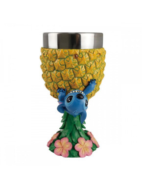Cáliz Stitch con piña, Enesco, Disney