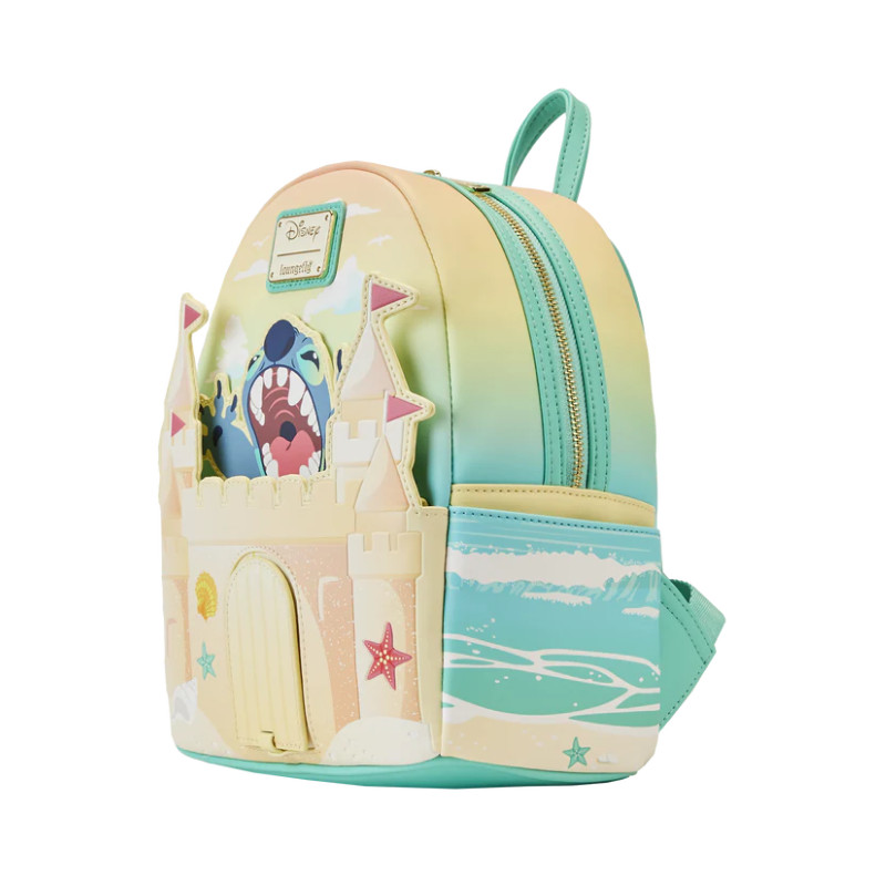 Mochila Stitch Sorpresa Castillo de Arena en la Playa Disney