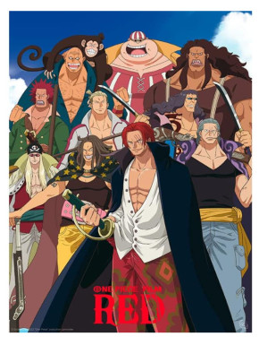One Piece Poster Chibi 52x38 piratas pelirrojos