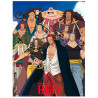 One Piece poster chibi RED