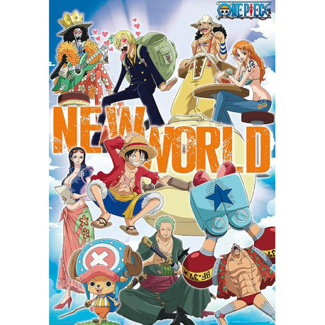 Poster New World One Piece 90x60cm