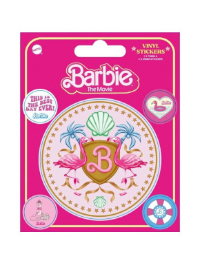 Pack 5 pegatinas Barbie (This is the Best Day Ever)