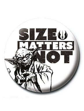 Pin Esmaltado Size Not Matters Star Wars