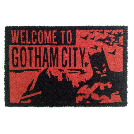 DC Comics Batman Welcome To GOTHAM CITY Paillasson