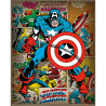 Captain America Retro Captain America Mini Poster