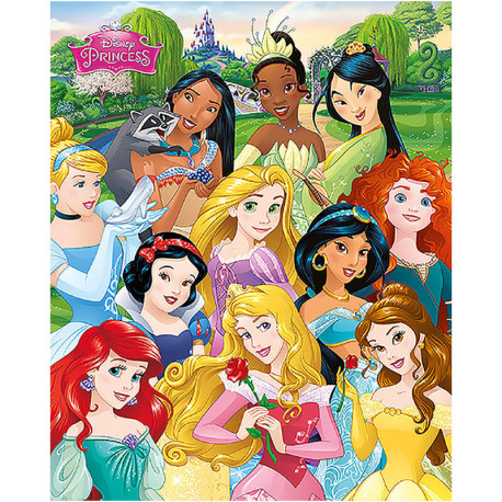 Mini poster (Je suis la princesse) Disney Princesses