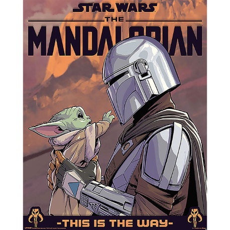 Mini Poster (Hello Little One) The Mandalorian