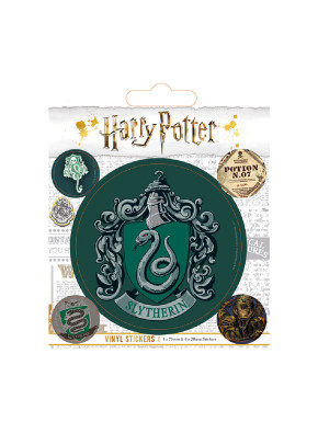 Set Pegatinas stickers Harry Potter Slytherin