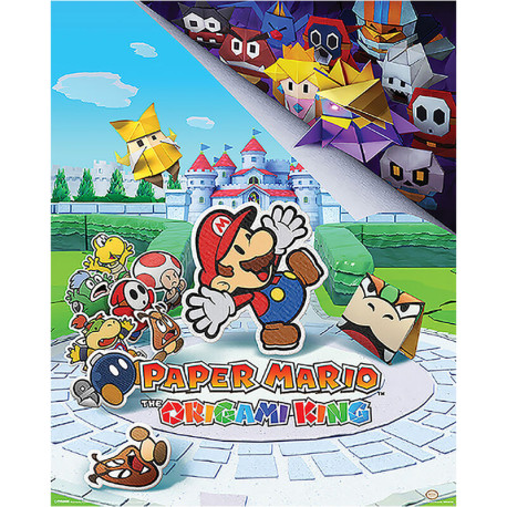 Mini Poster (The Origami King) Super Mario