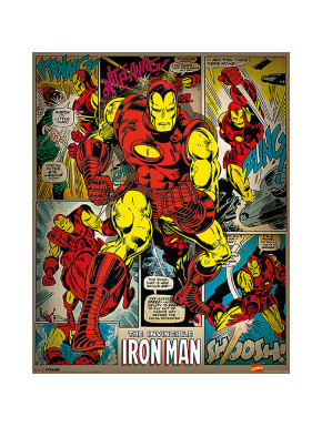 Mini Poster (Iron Man Retro) Marvel Comics