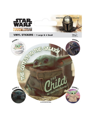 Vinly Stickers Le Mandalorien (El Niño) - Star Wars -