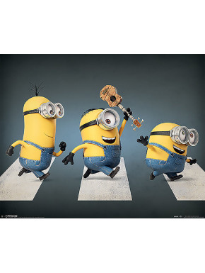 Mini Poster (Abbey Road) Minions
