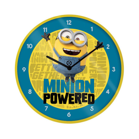 Reloj De Pared Minions Minion Powered