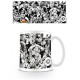 Marvel Mug B & W Personnages