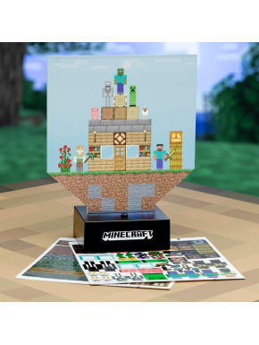 Lámpara Minecraft construye tu nivel