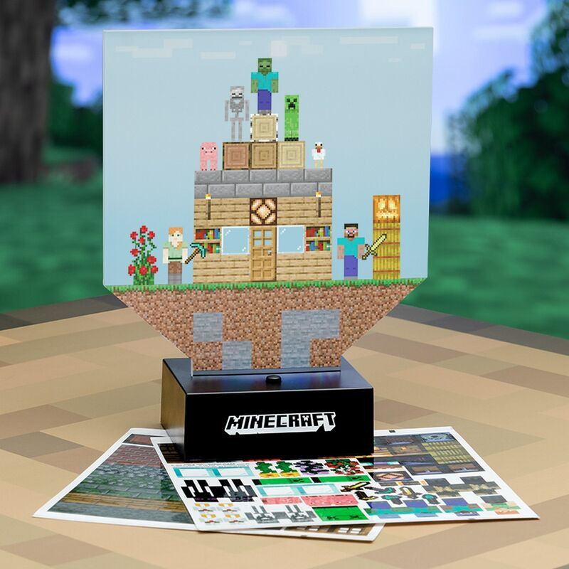 Lámpara Minecraft Construye tu nivel por 24,90€ –