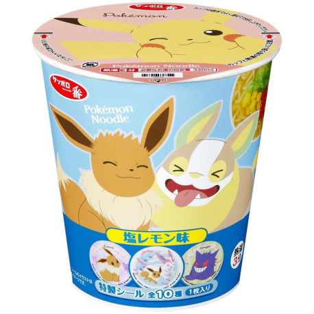 Ramen Sapporo Ichiban sabor a limón edición Pokémon 65g