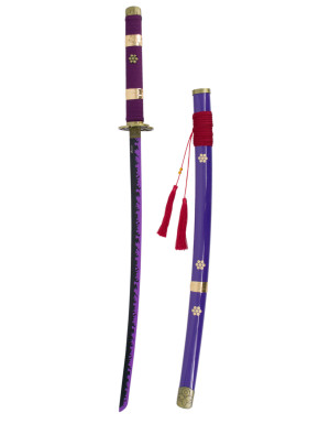 Katana Enma Lila de Zoro One Piece 104 cm