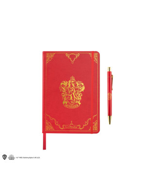 Set Premium Notebook Y Bolígrafo Gryffindor