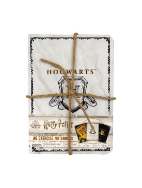 Lot de 3 carnets Harry Potter Poudlard A6