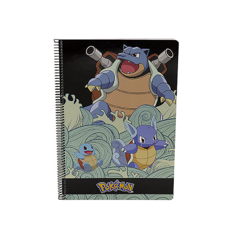 Caderno Folio Pokémon Squirtle 80 folhas