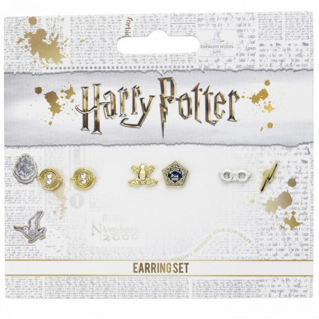 Set Regalo 3 Pendientes Harry Potter