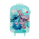 Valise trolley pour enfants Angel and Stitch Love