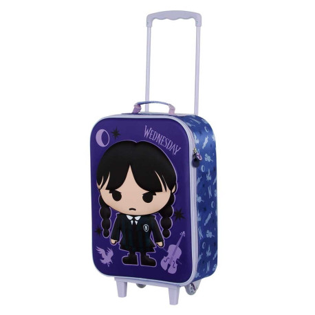 Valise trolley pour enfants Wednesday Chibi